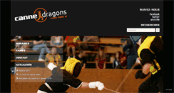 Desktop Screenshot of canne-et-dragons.org